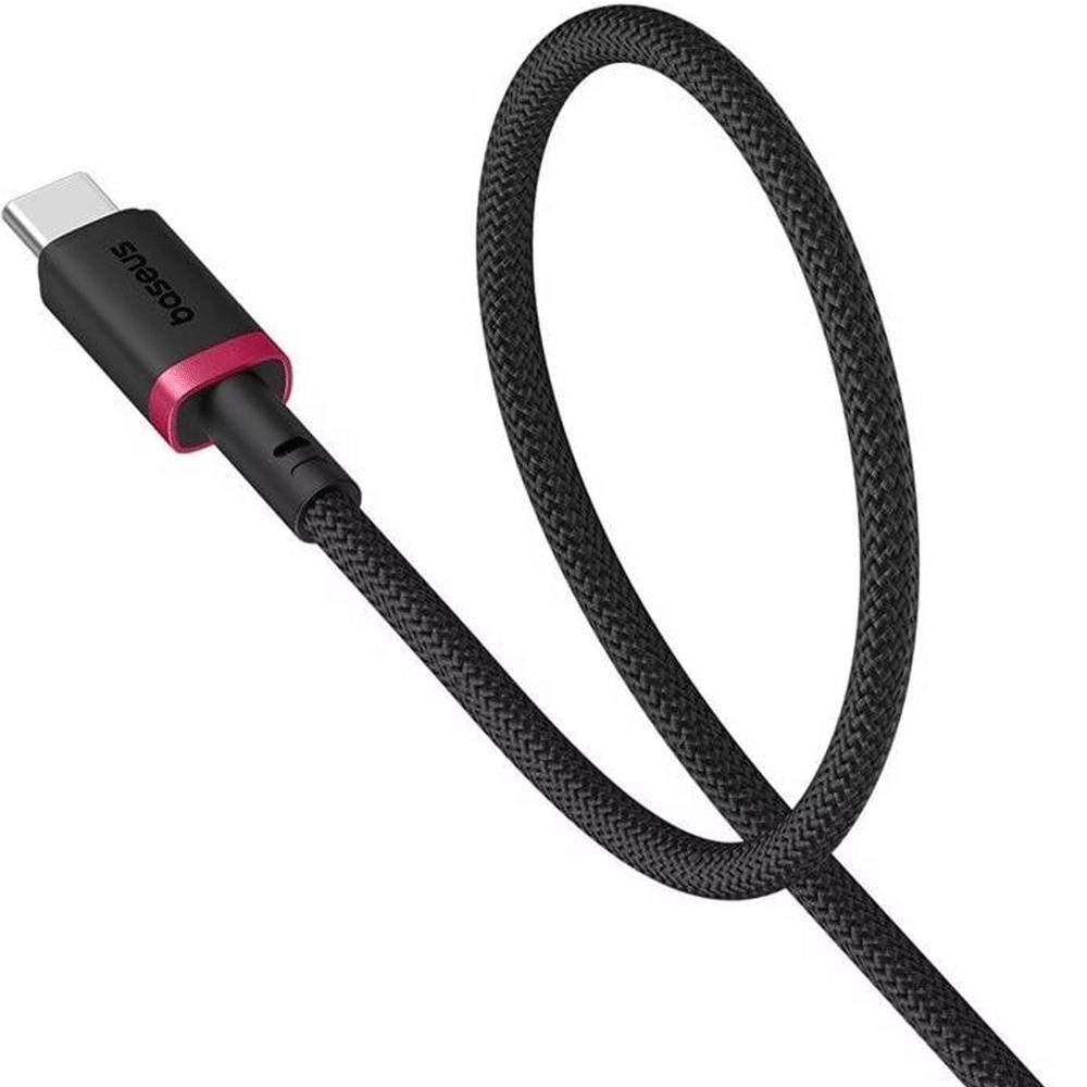 کابل شارژ سریع یواسبی به تایپسی 60 وات یک متری بیسوس P10377802U01-01