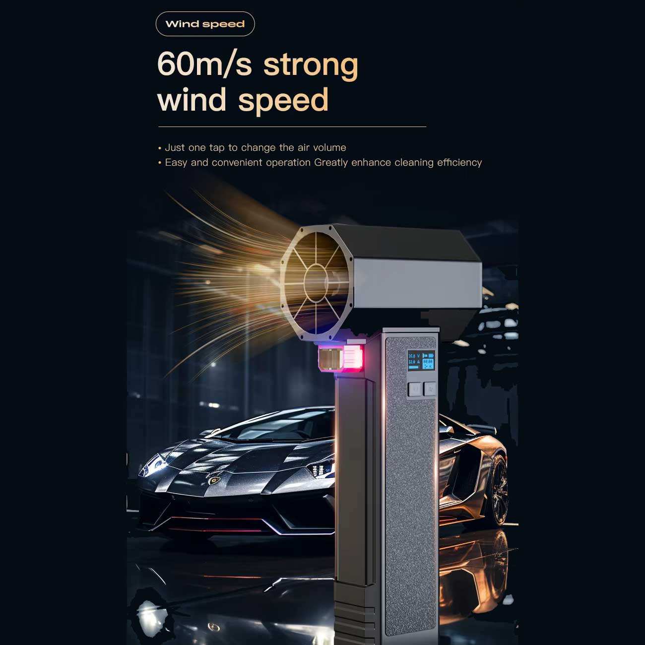 جت فن دمنده باد قوی شارژی قابل حمل TF64