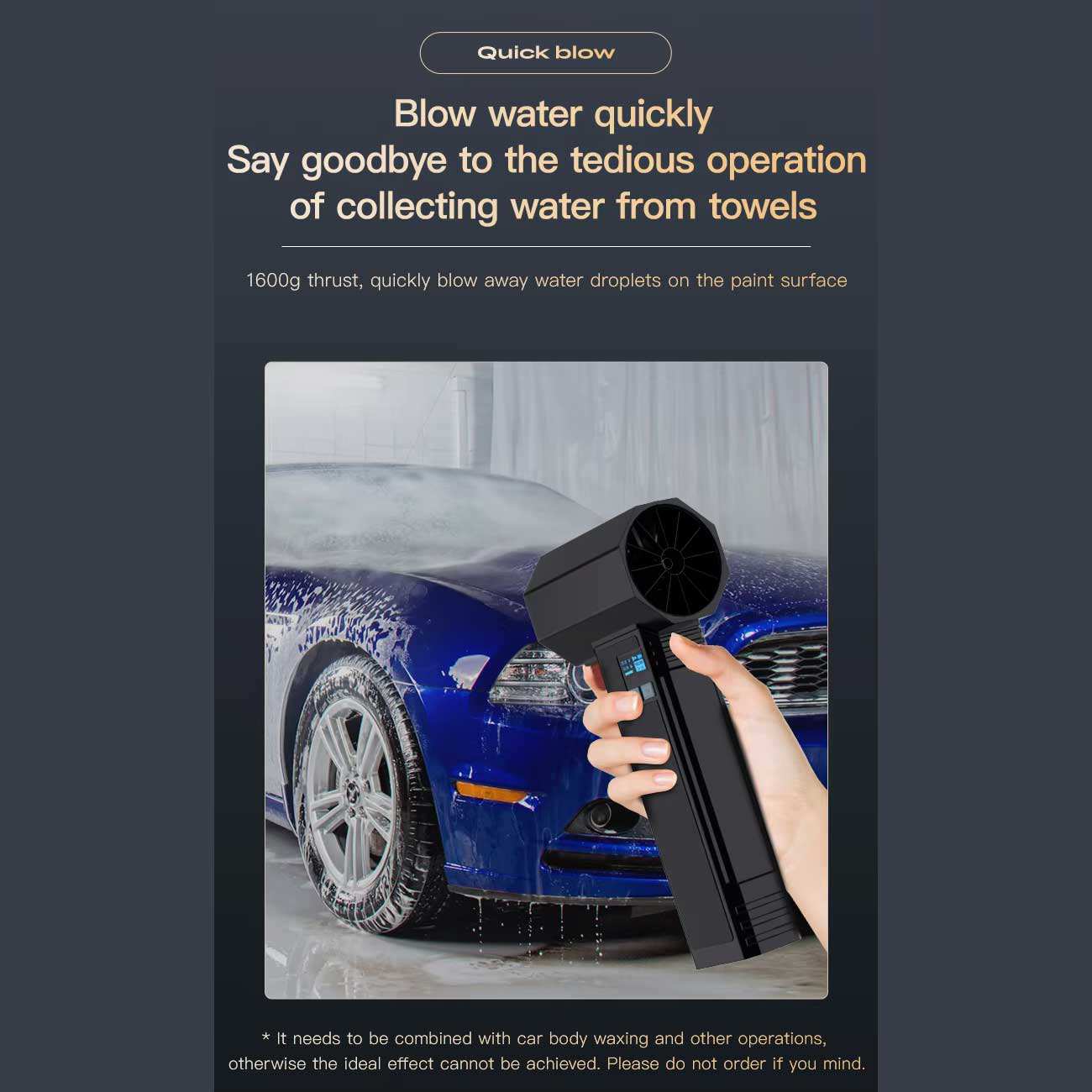 جت فن دمنده باد قوی شارژی قابل حمل TF64