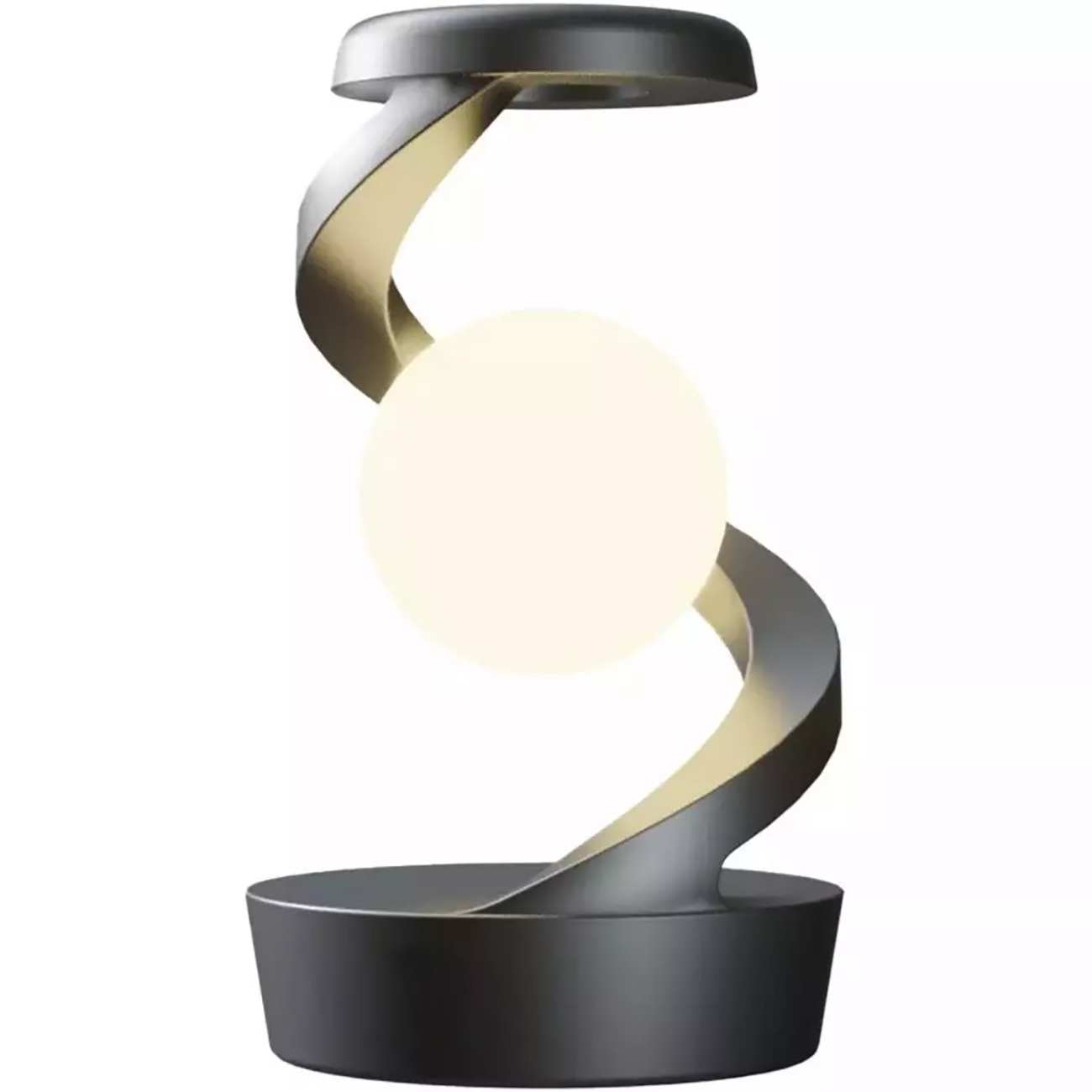 چراغ خواب شارژی طرح کره چرخشی و شارژ وایرلس Light Ball Lamp