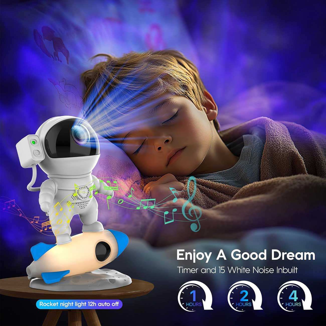 پروژکتور آسمان و ستاره طرح فضانورد BL-HJ07