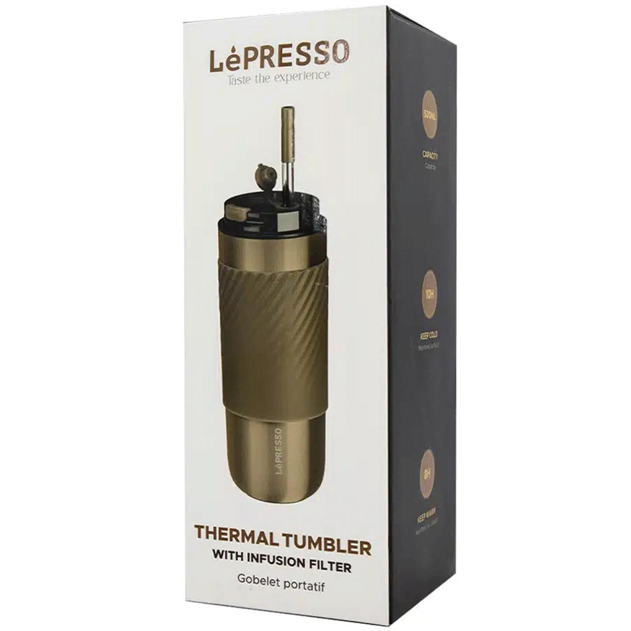 ماگ فیلتردار 520 میلیلیتر نوشیدنی سرد و گرم لپرسو LPCM520