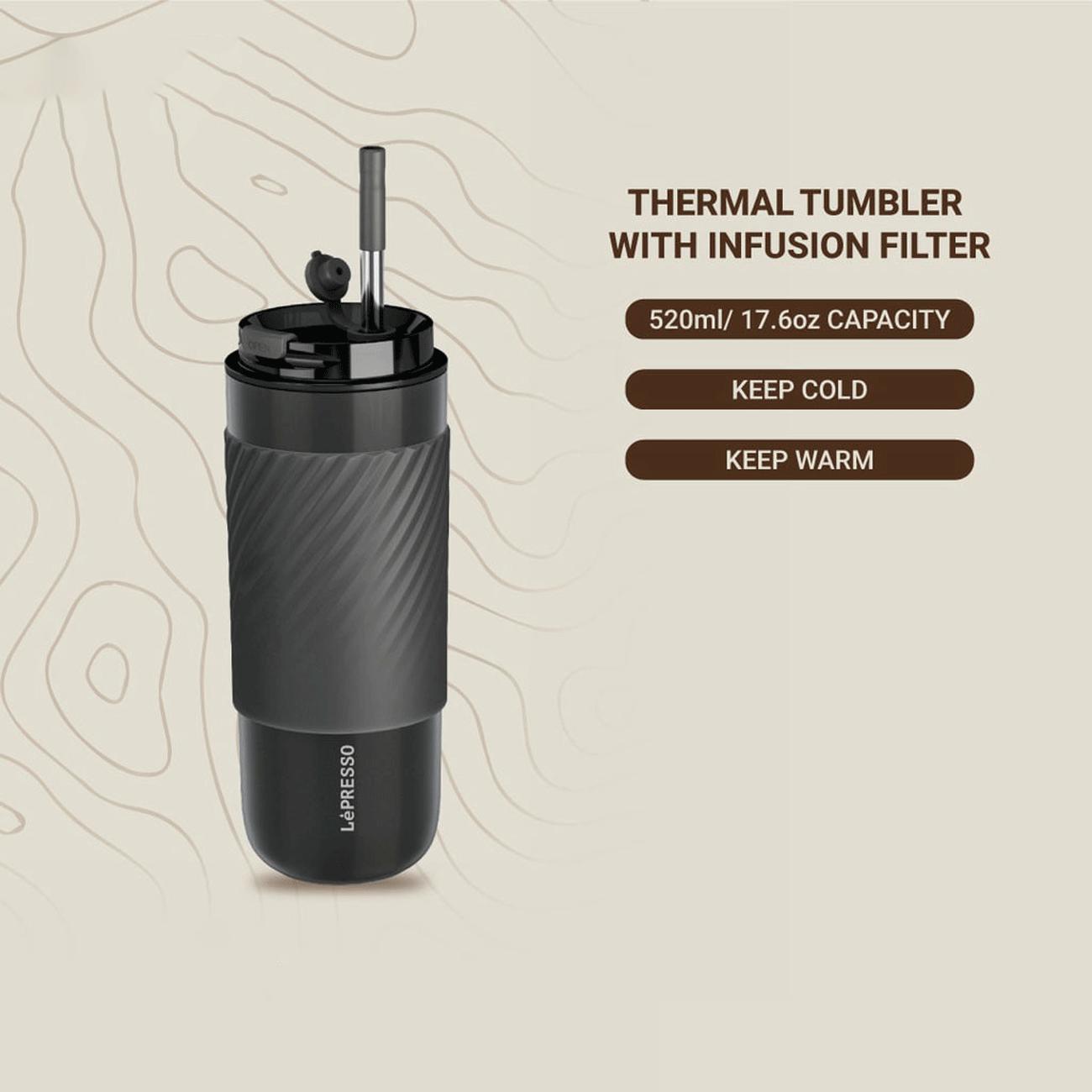 ماگ فیلتردار 520 میلیلیتر نوشیدنی سرد و گرم لپرسو LPCM520