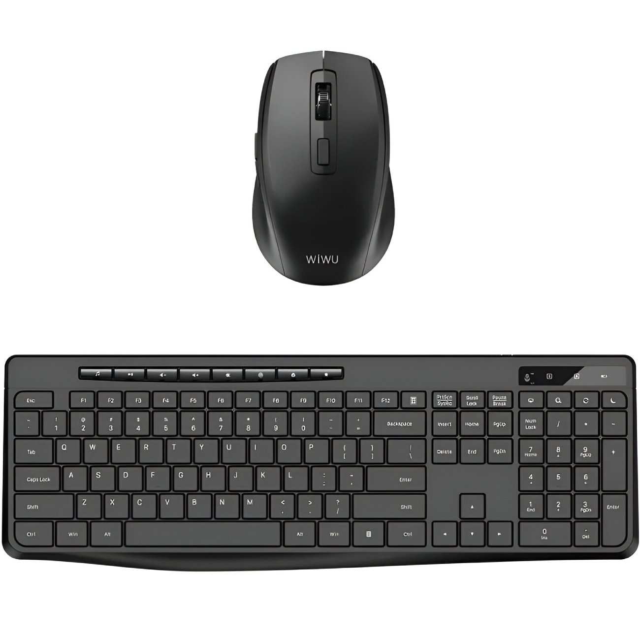 ست موس و کیبورد بیسیم بیصدا ویوو KM-01