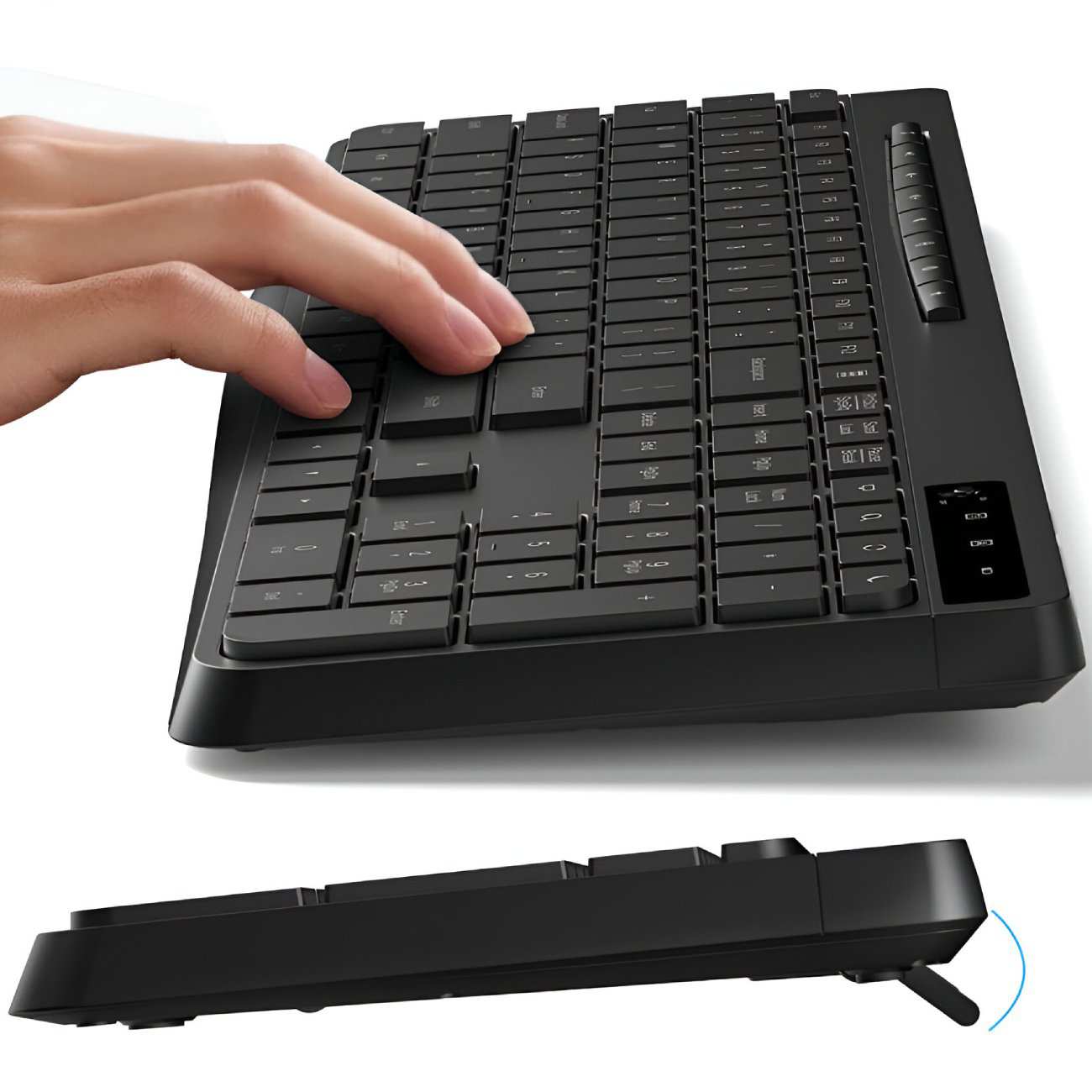 ست موس و کیبورد بیسیم بیصدا ویوو KM-01