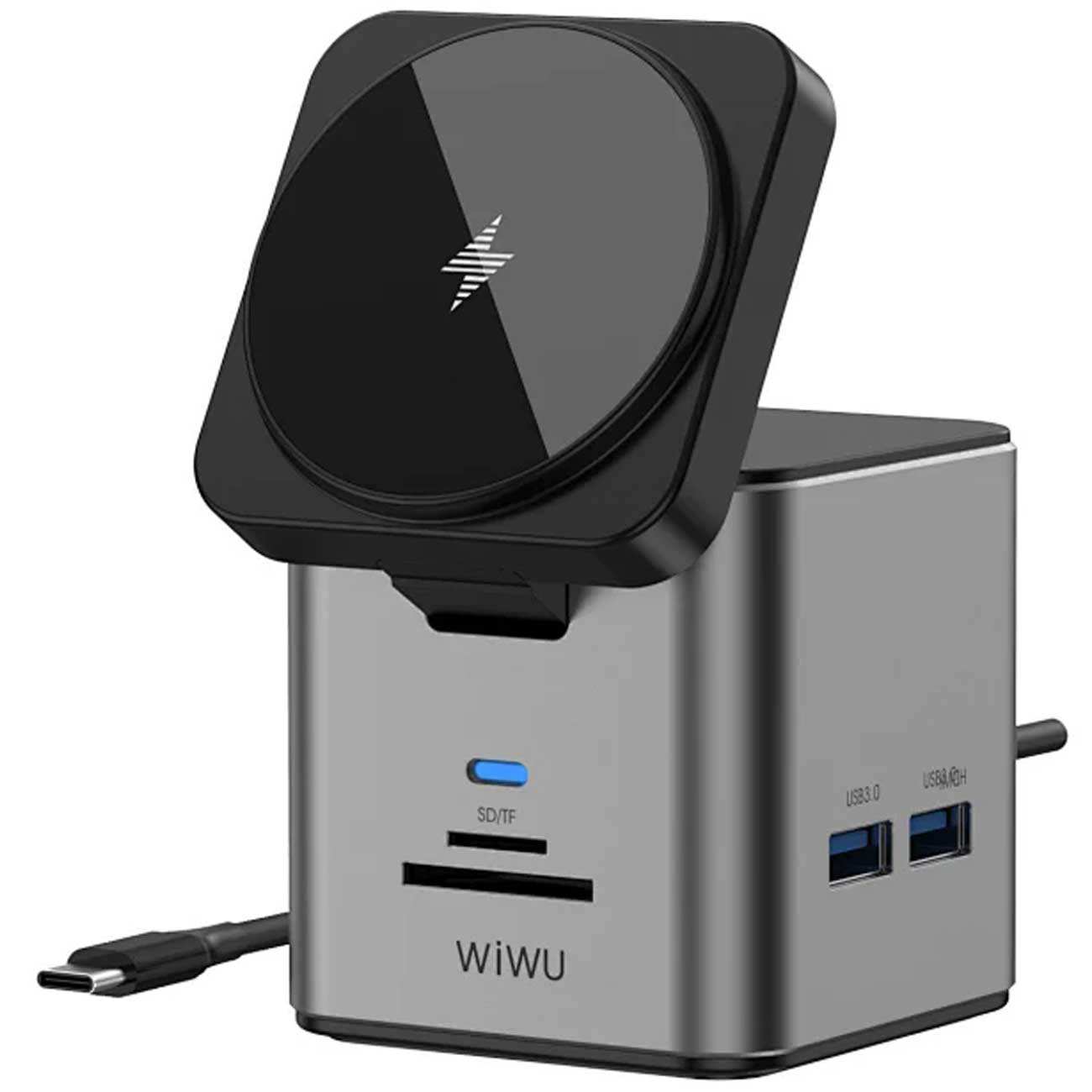 داک استیشن 9 در 1 و شارژر بیسیم 15 وات ویوو Wi-W025