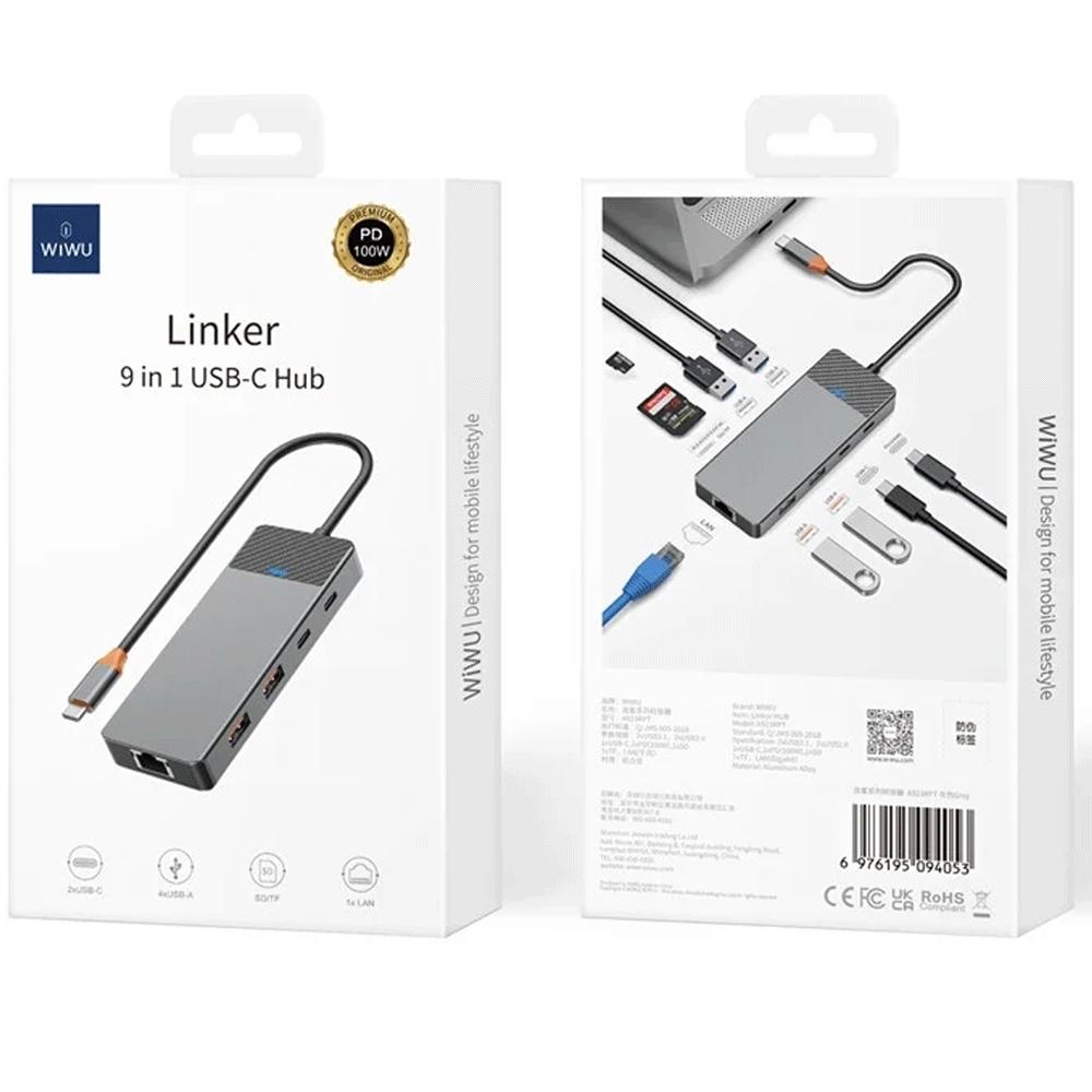 هاب تایپ سی 9 پورت ویوو A923RPT