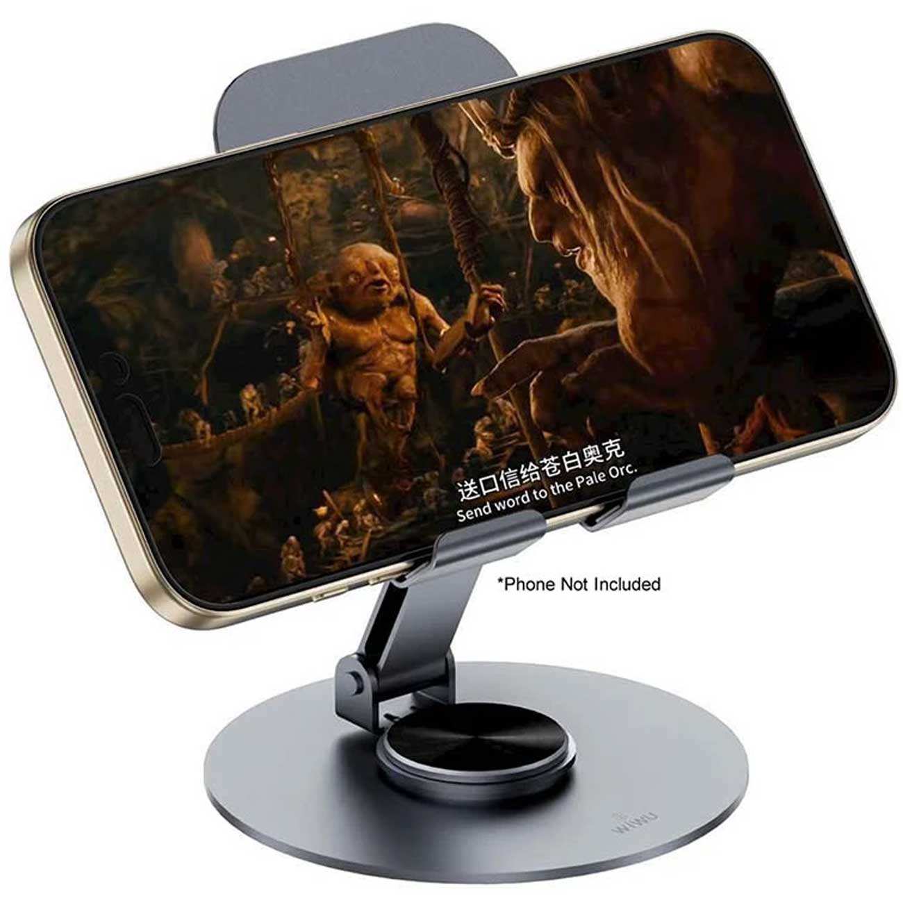 هولدر گوشی موبایل و تبلت رومیزی فلزی تاشو با چرخش 360 درجه ویوو ZM-014