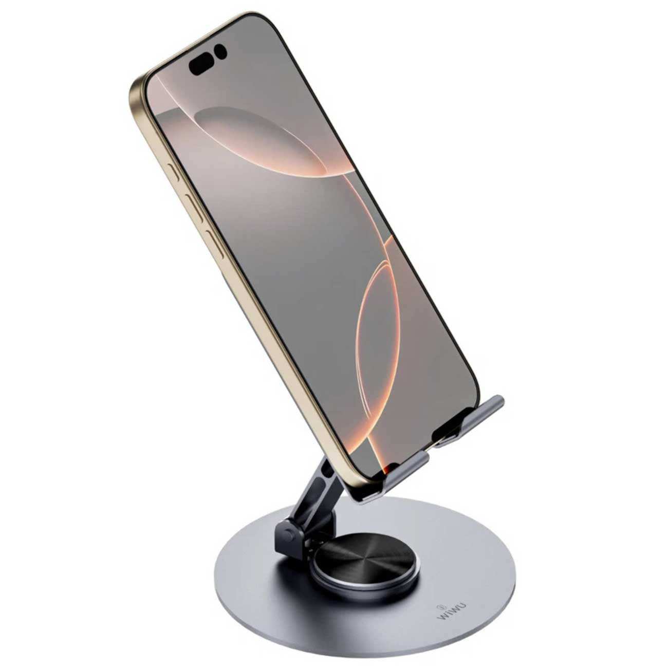 هولدر گوشی موبایل و تبلت رومیزی فلزی تاشو با چرخش 360 درجه ویوو ZM-014