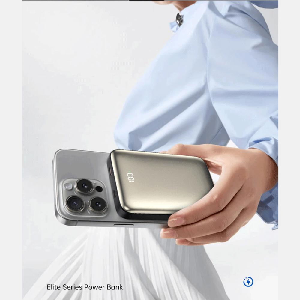 پاوربانک مگنتی 10000 میلیآمپر 15 وات، شارژر بیسیم اپلواچ 2.5 وات و تایپسی ویوو Wi-P018