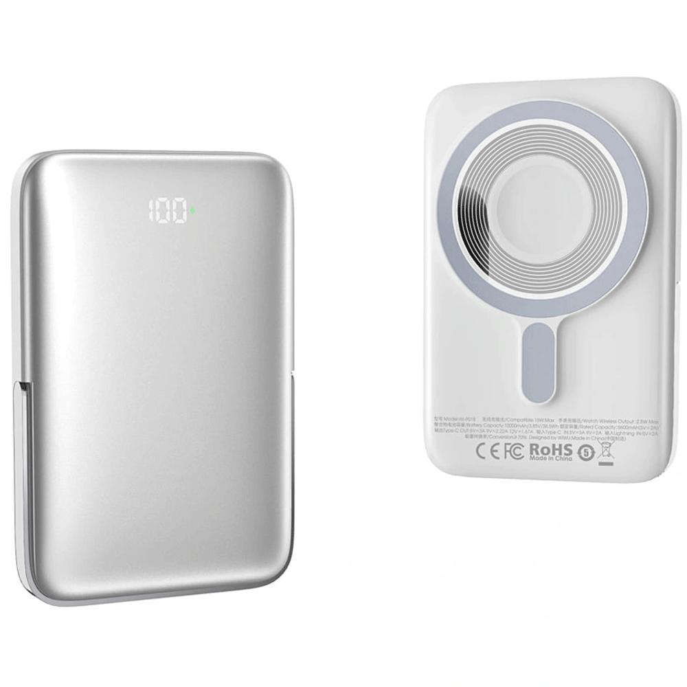 پاوربانک مگنتی 10000 میلیآمپر 15 وات، شارژر بیسیم اپلواچ 2.5 وات و تایپسی ویوو Wi-P018