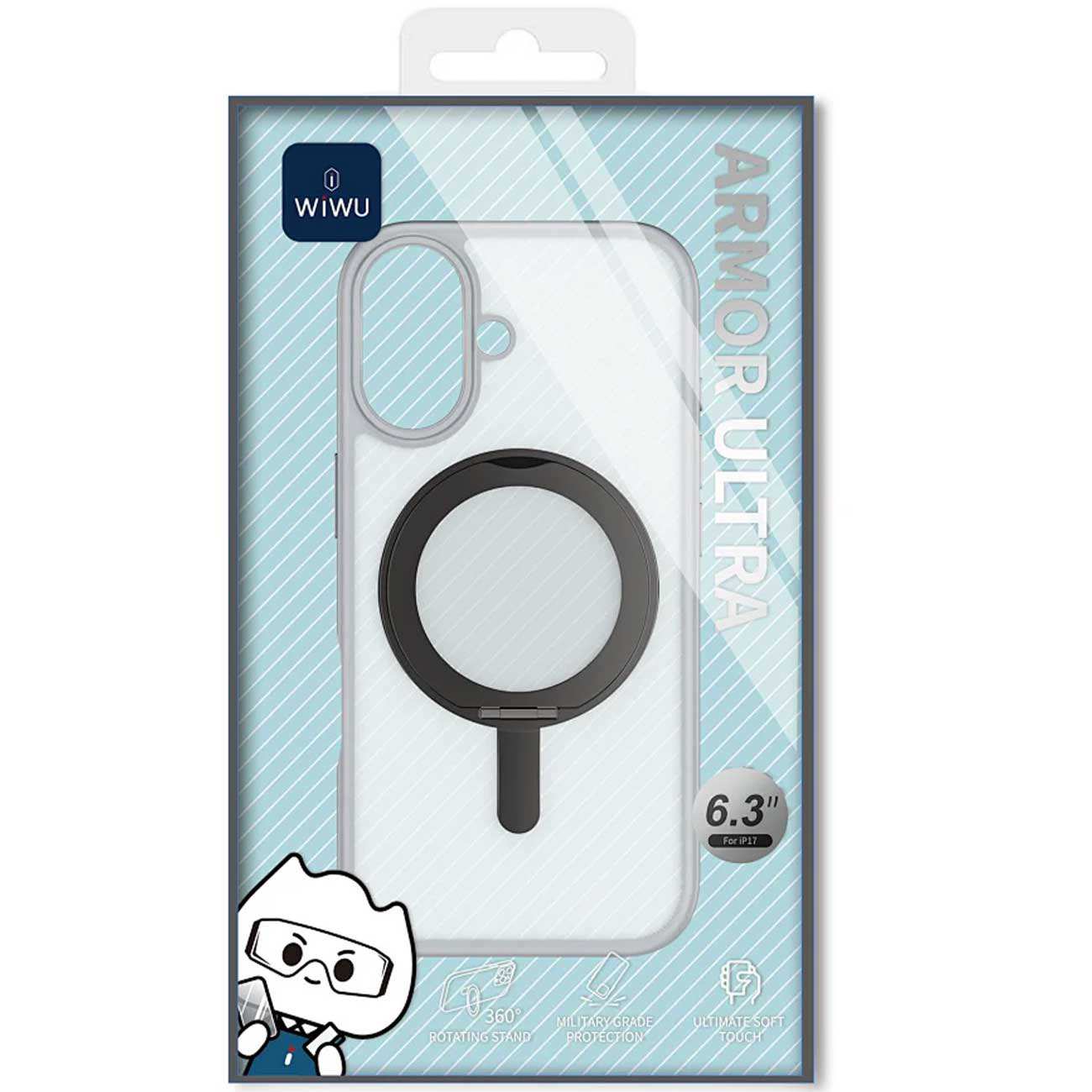 قاب مگسیف شفاف گوشی آیفون 16 ویوو FGG-202