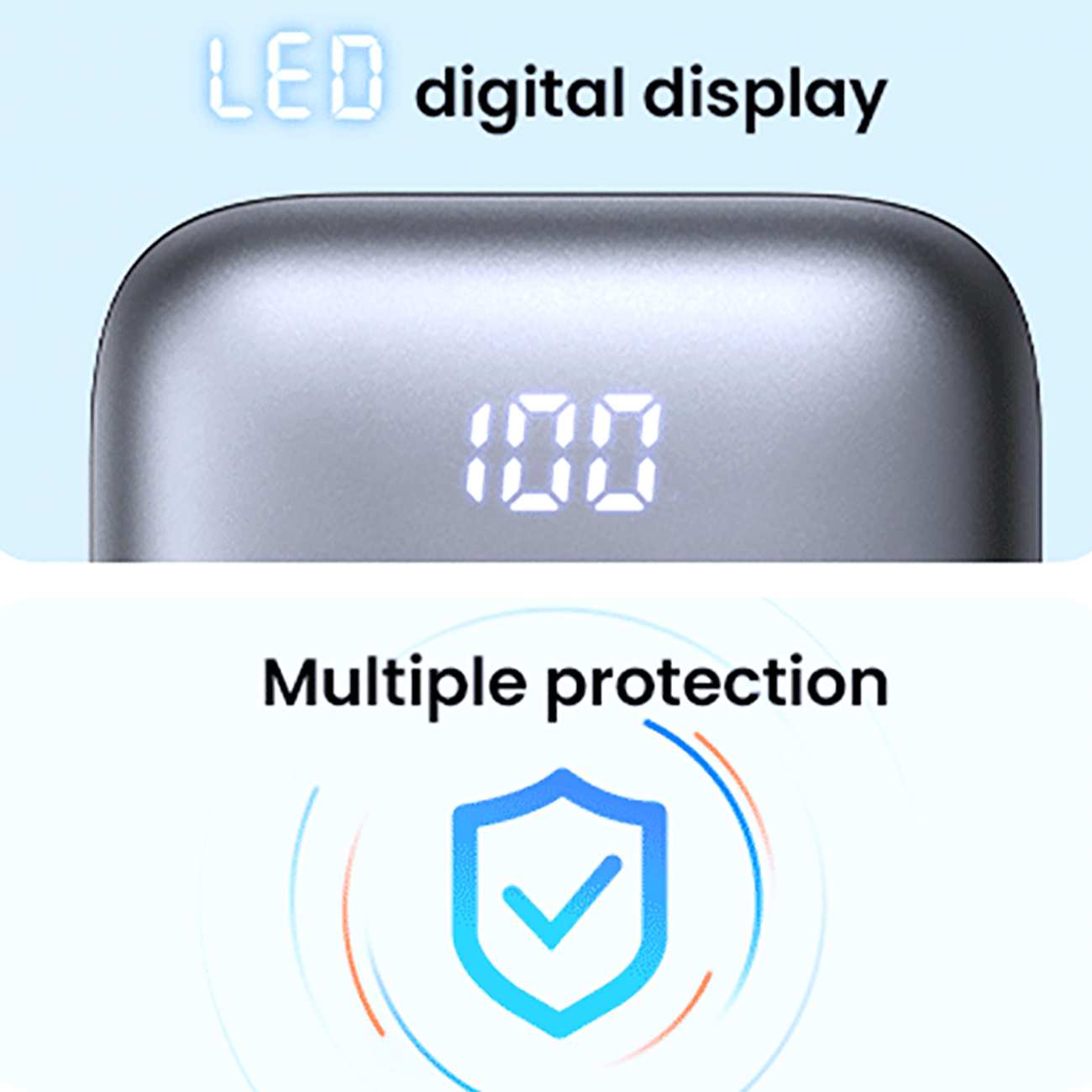 پاوربانک 10000 شارژ سریع تایپسی و یواسبی 30 وات یوگرین PB501 25189