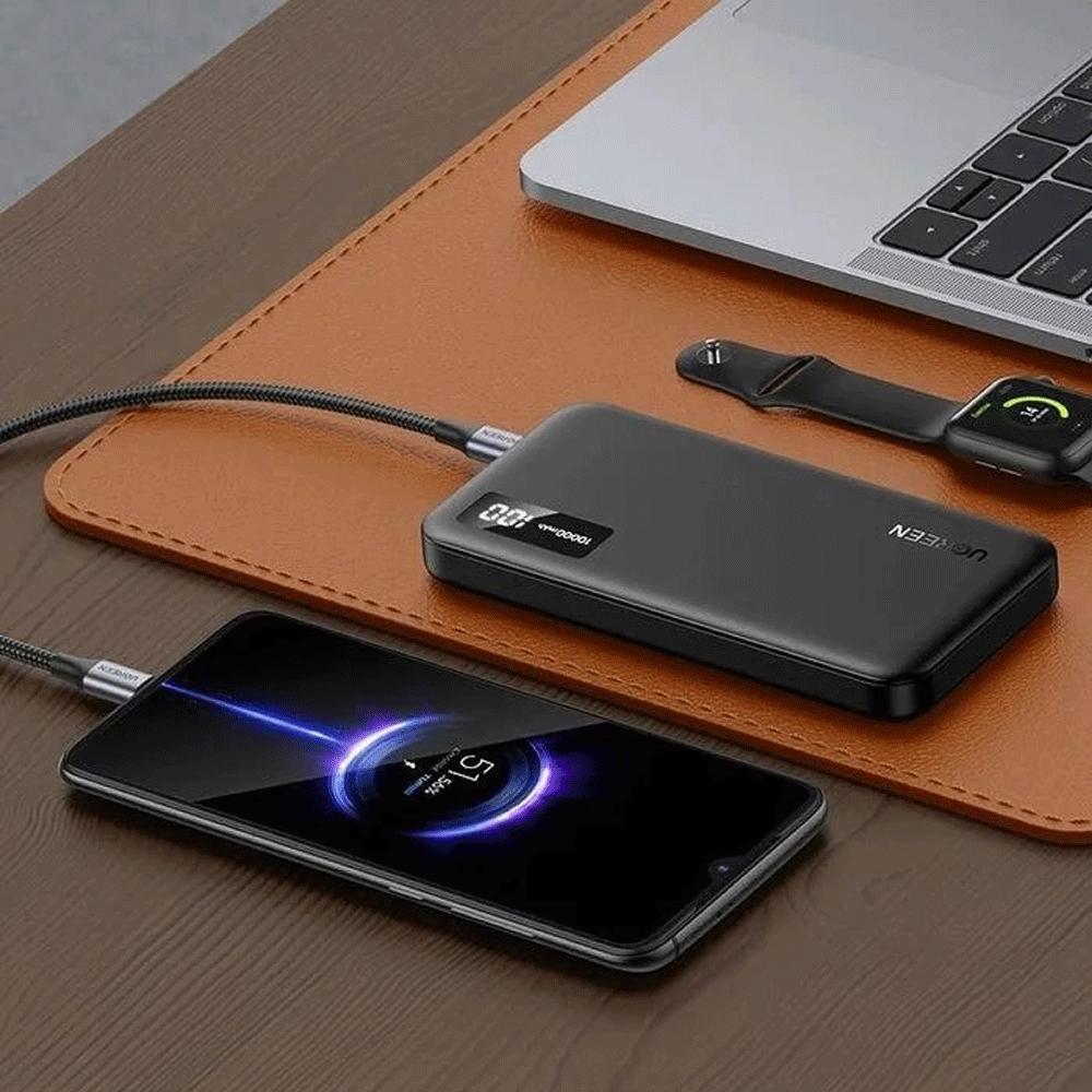 پاوربانک 10000 شارژ سریع 20 وات Type-C و 22.5 وات USB یوگرین PB311 25742