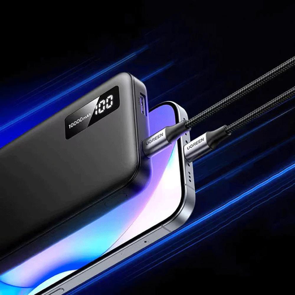 پاوربانک 10000 شارژ سریع 20 وات Type-C و 22.5 وات USB یوگرین PB311 25742