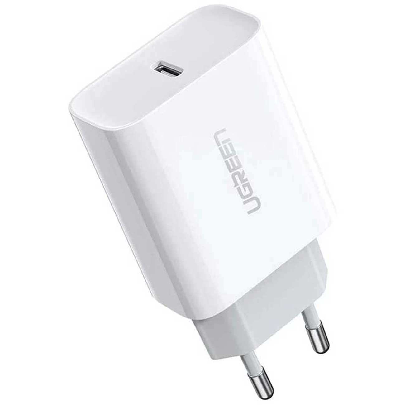 شارژر دیواری تایپ سی فست 20 وات یوگرین CD137 60450