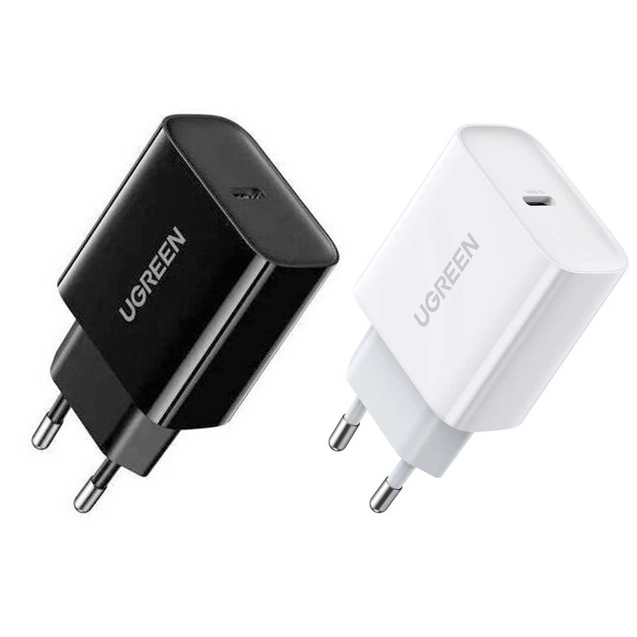 شارژر دیواری تایپ سی فست 20 وات یوگرین CD137 60450