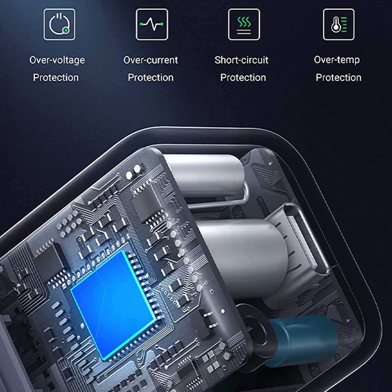 شارژر دیواری فست تایپ سی 20 وات یوگرین CD318 90664