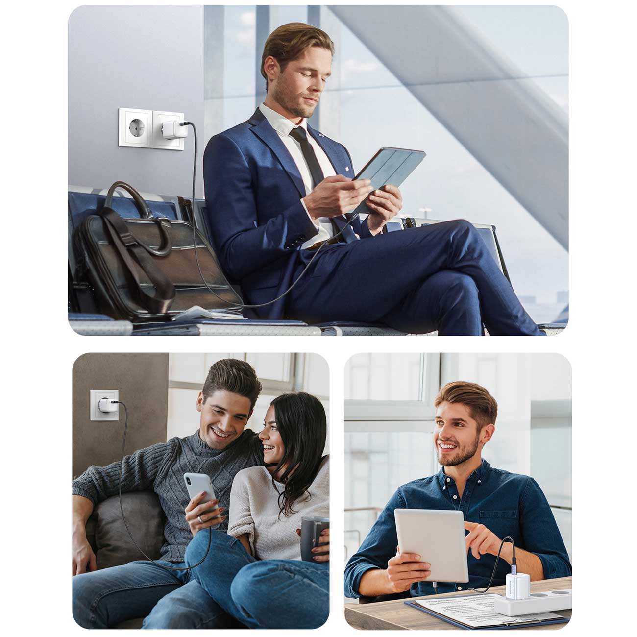 شارژر دیواری تایپ سی 30 وات یوگرین CD319 90666