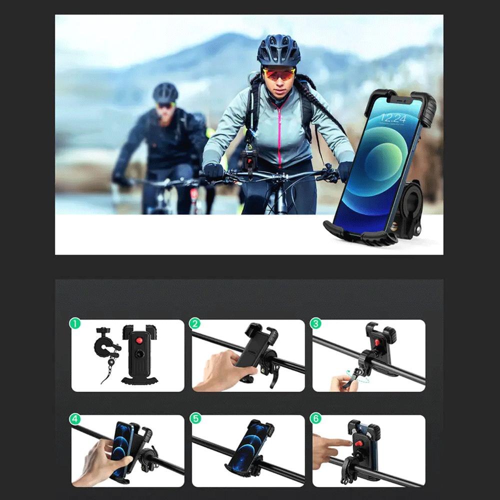 هولدر گوشی موبایل دوچرخه و موتورسیکلت یوگرین LP494 60548