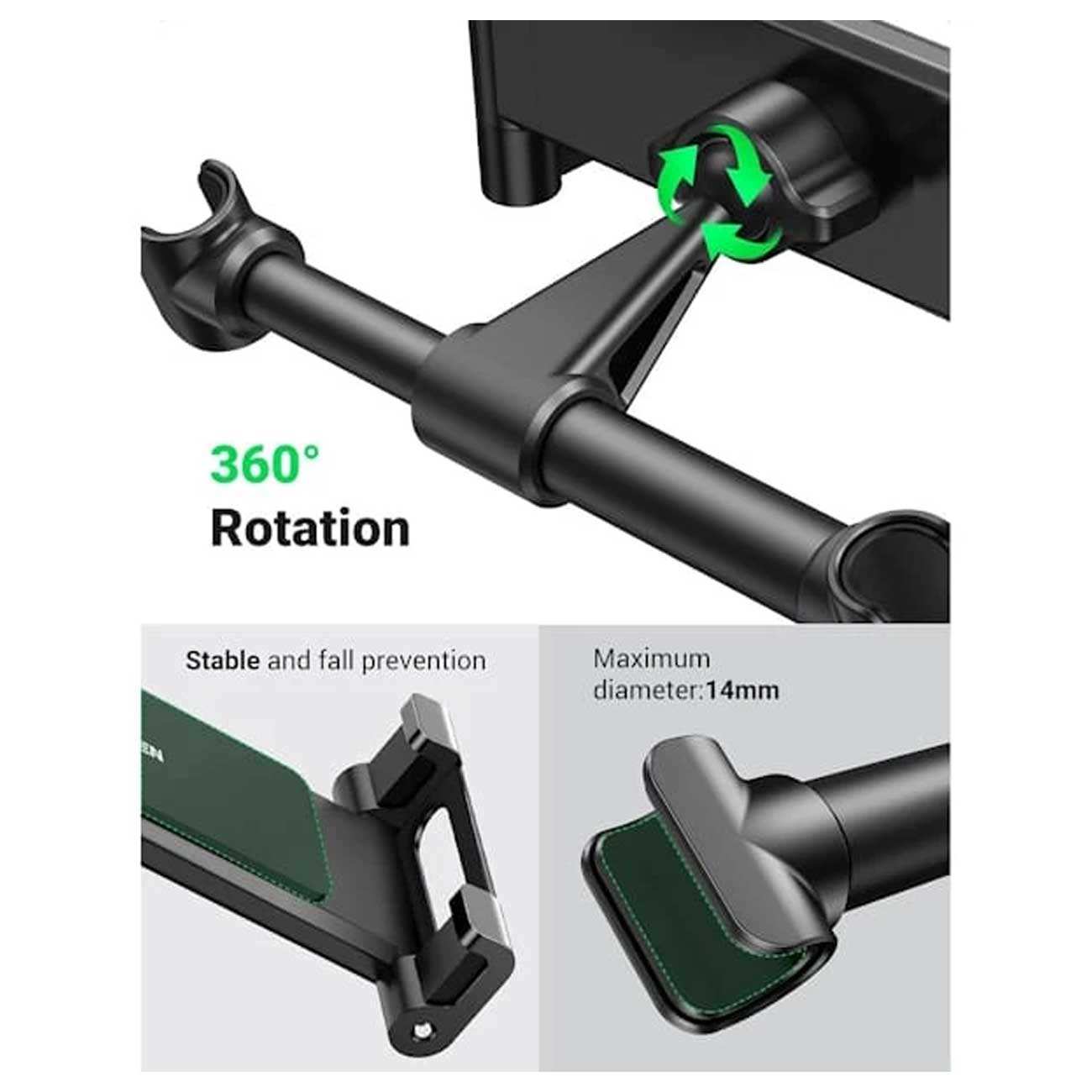 هولدر موبایل و تبلت صندلی عقب خودرو یوگرین LP160 60108