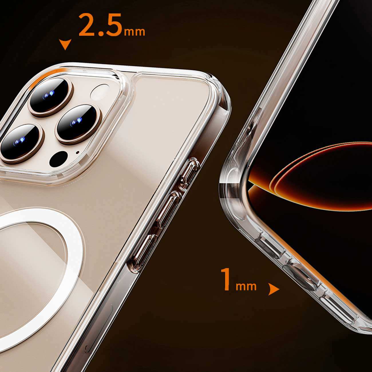 قاب مگسیف شفاف آیفون 16 پرومکس ویوو MCC-102