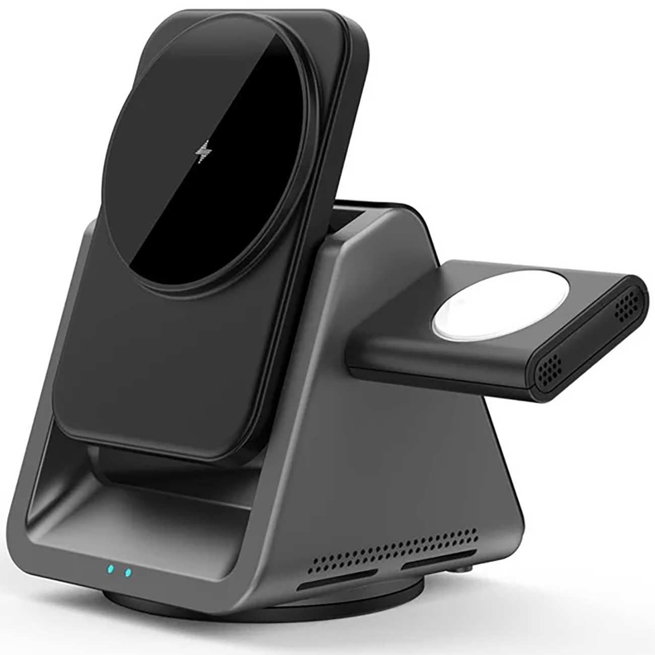 شارژر بی سیم رومیزی 15 وات گوشی، ایربادز و اپلواچ ویوو Wi-W018