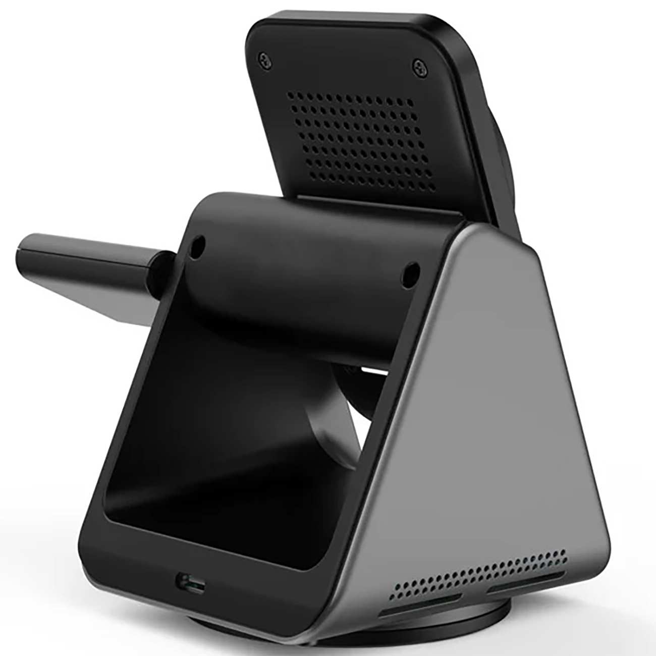 شارژر بی سیم رومیزی 15 وات گوشی، ایربادز و اپلواچ ویوو Wi-W018