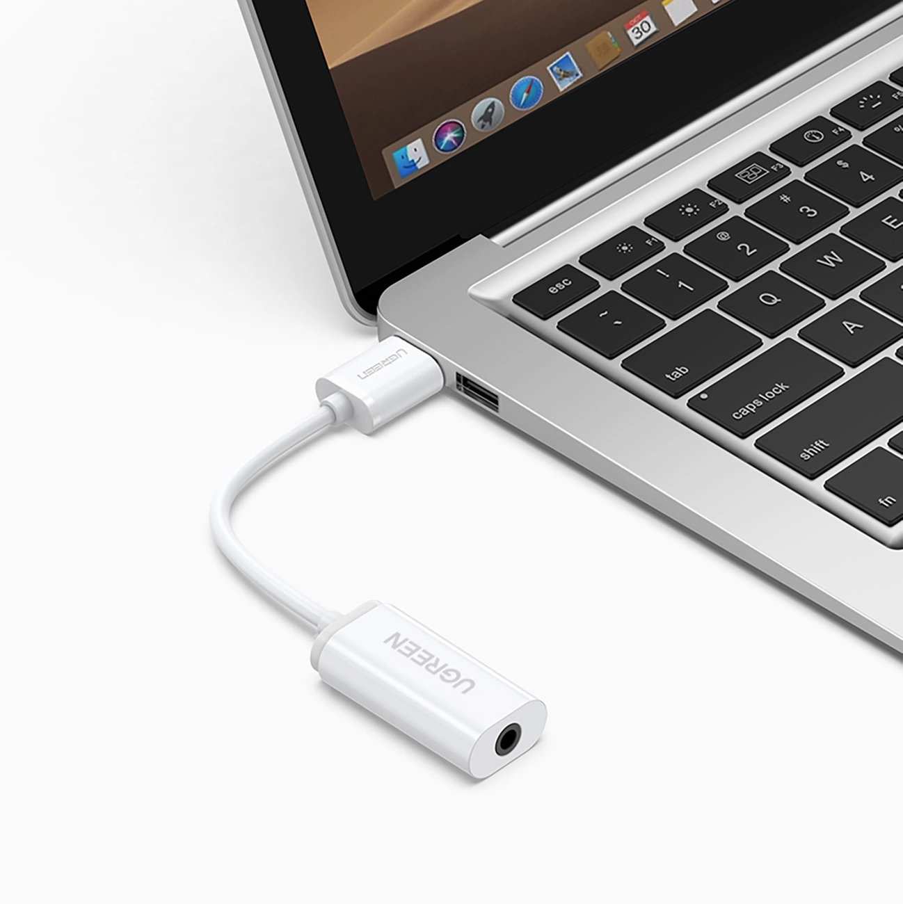 کابل انتقال صدای USB به جک 3.5 میلی متری یوگرین US206 30712