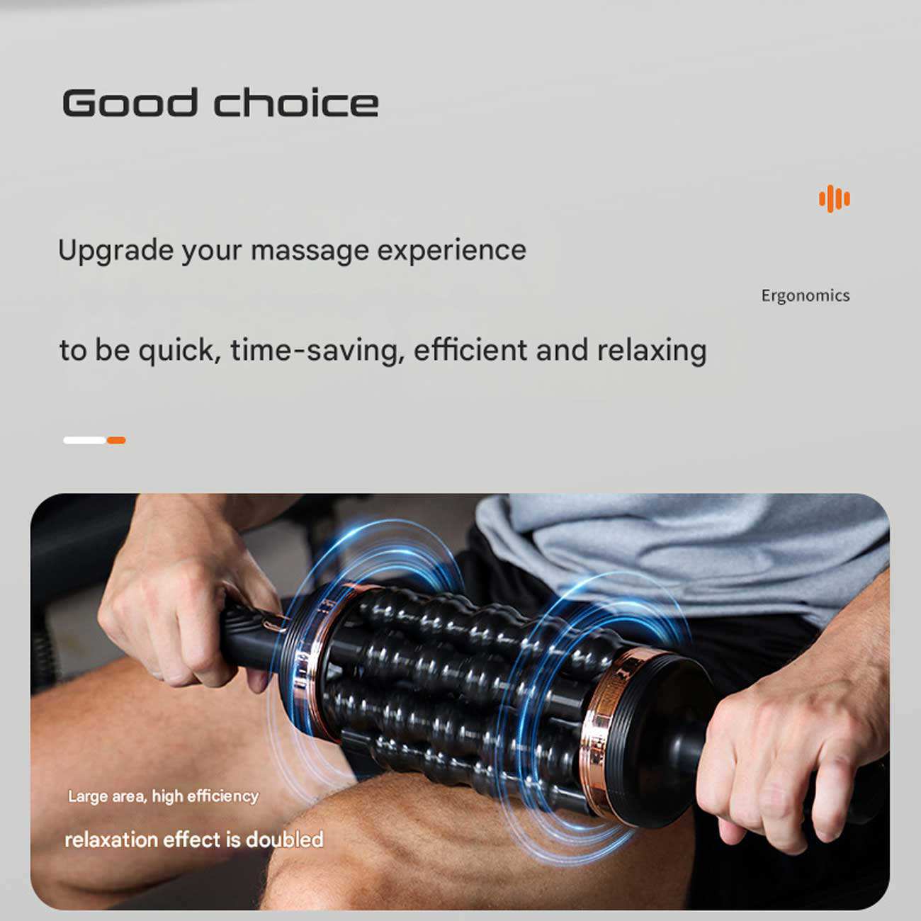 ماساژور بدن غلتکی خانگی شارژی چندمنظوره KB-RM03