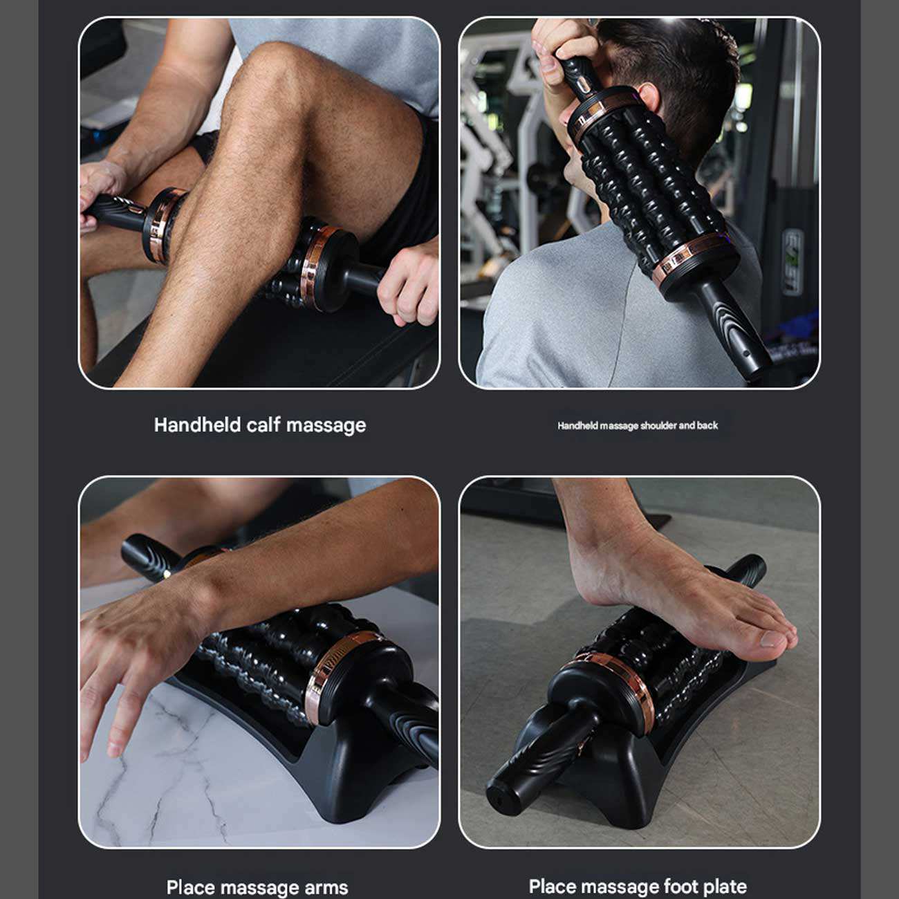 ماساژور بدن غلتکی خانگی شارژی چندمنظوره KB-RM03