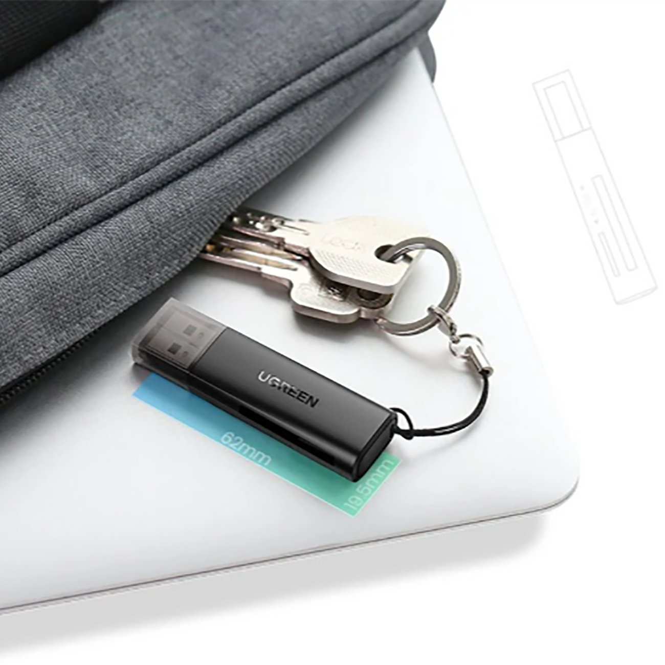 کارت خوان USB3.0 یوگرین LP124 60722