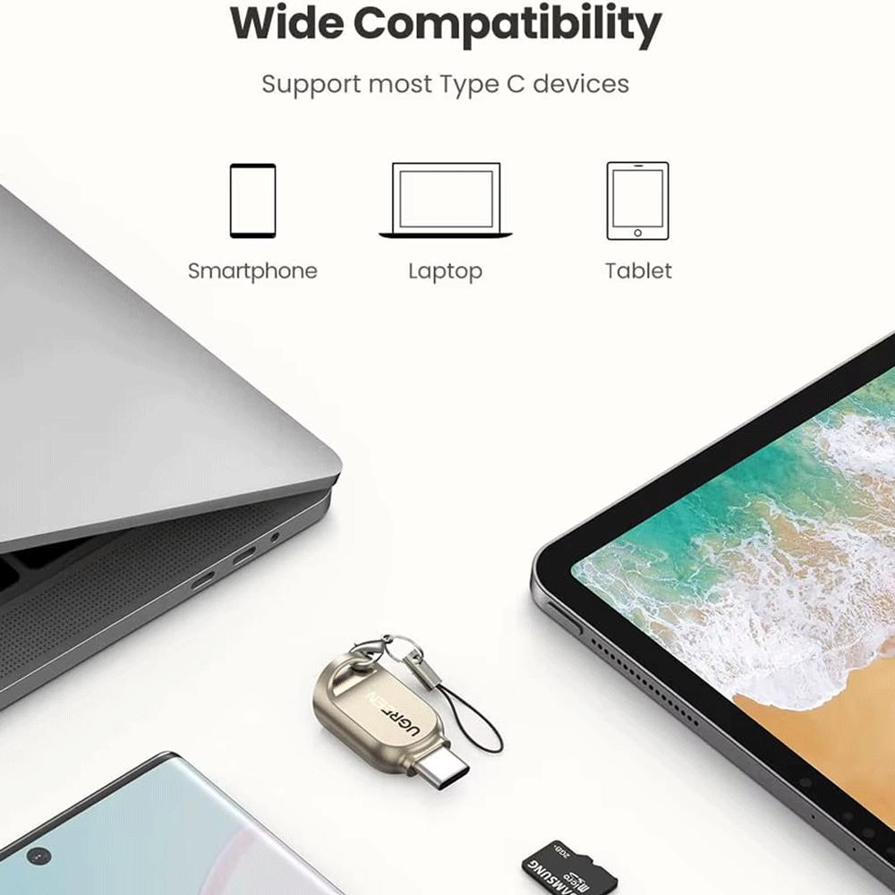 مبدل Type-C به کارت خوان MicroSD یوگرین CM331