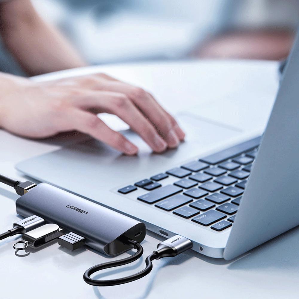 هاب تایپ سی 4 پورت یوگرین CM252 60718