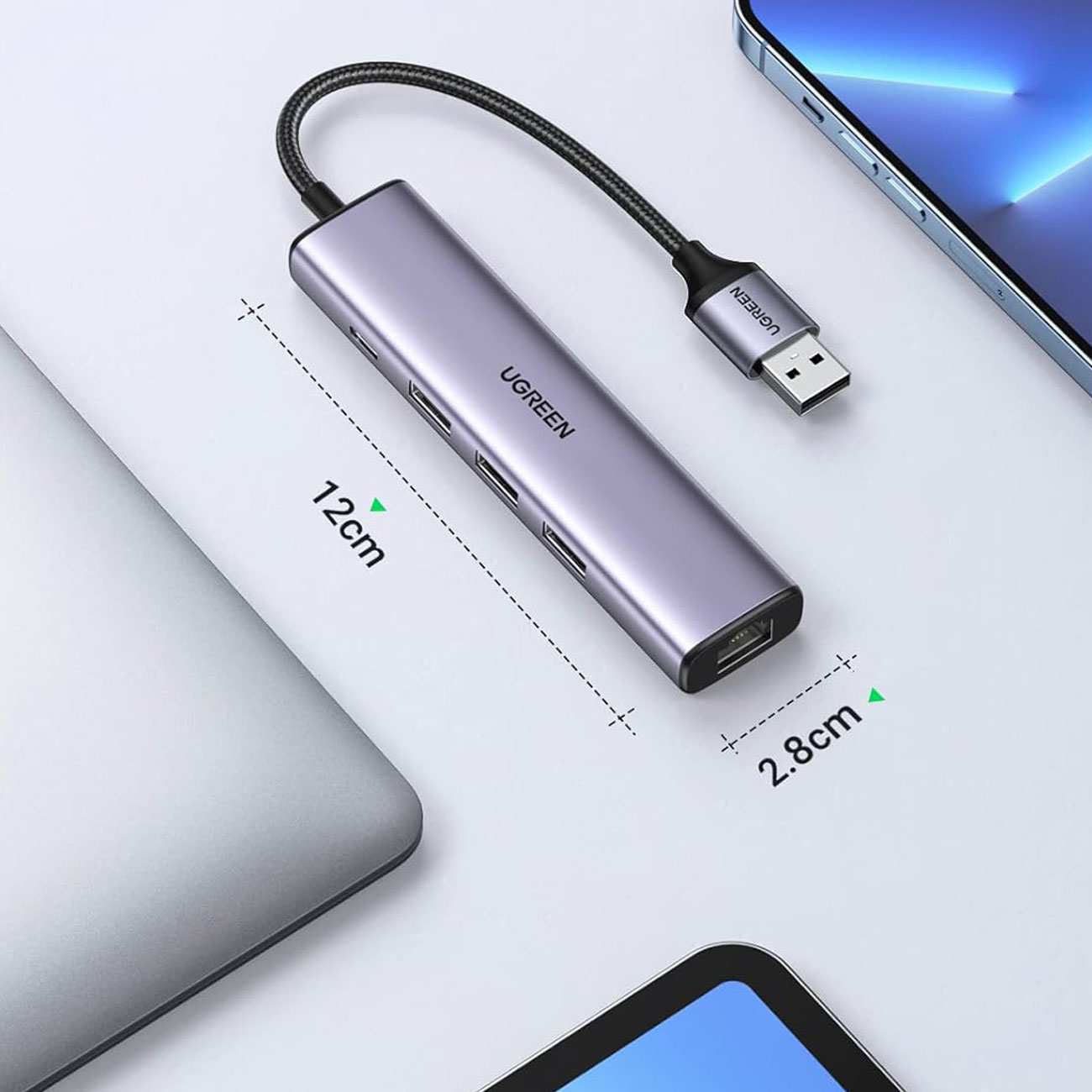 هاب یو اس بی 5 پورت یوگرین CM475 60554