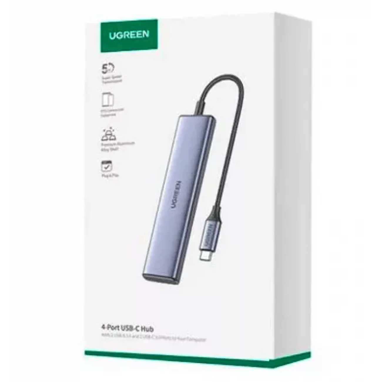 هاب تایپ سی 4 پورت یوگرین CM473 15395