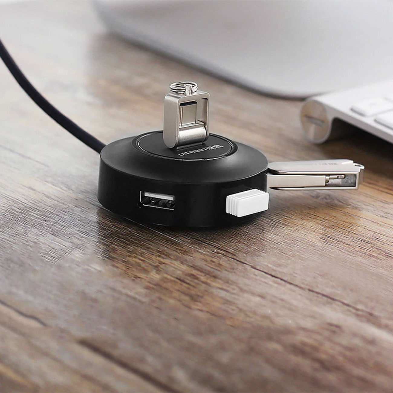 هاب یو اس بی 4 پورت یک متر یوگرین CR106