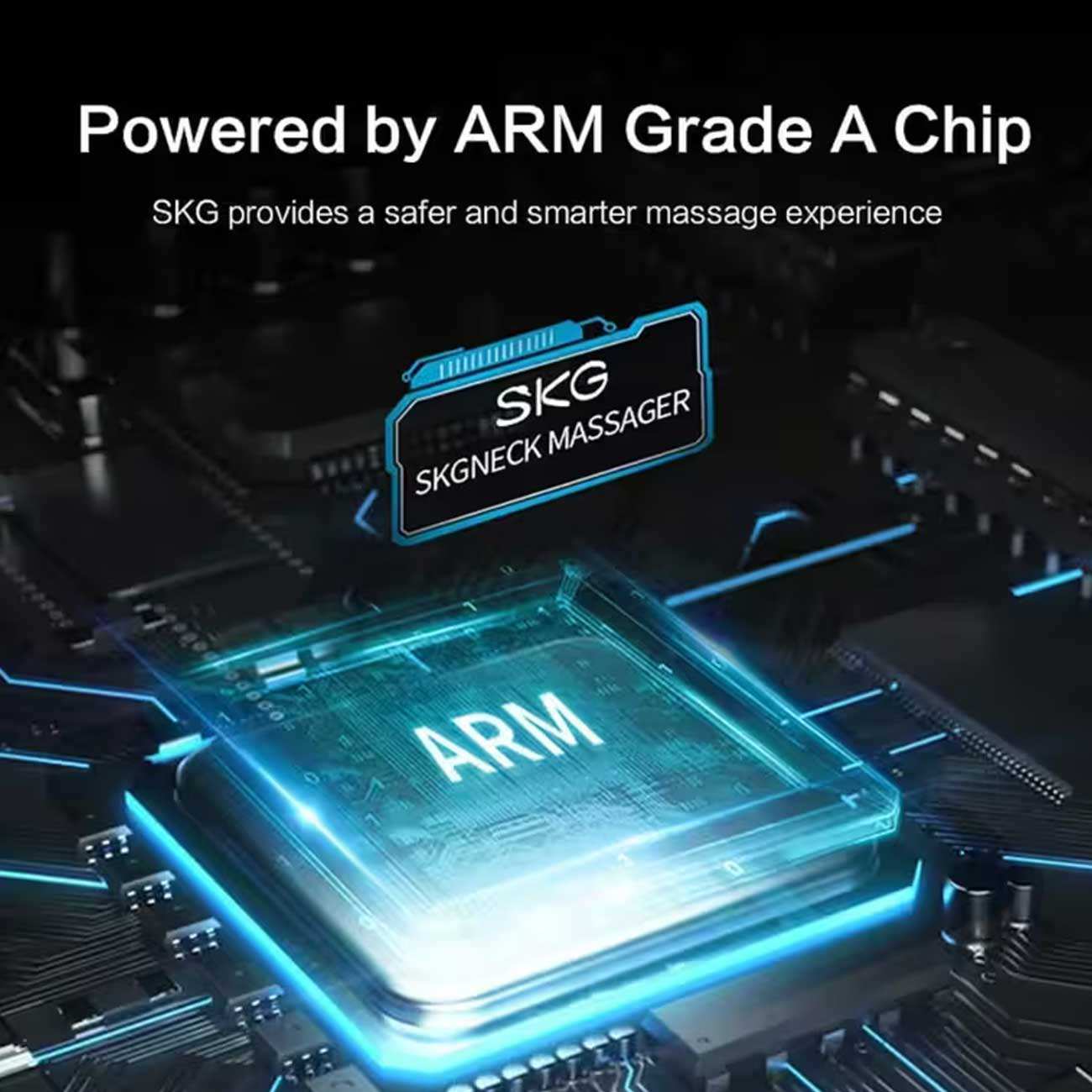 ماساژور گردن حرارتی الکتریکی اسکاجی دارای ریموت کنترل 4098E