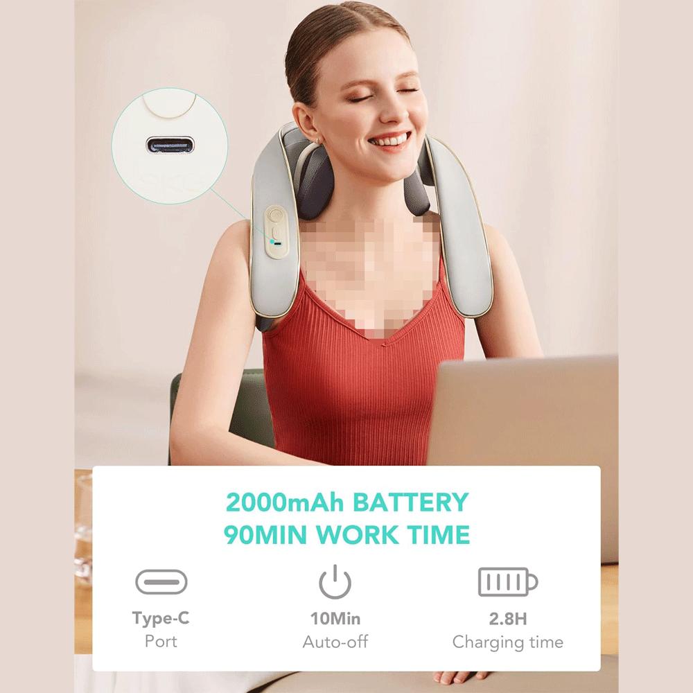 ماساژور شانه و گردن حرارتی قابل حمل چندکاره اسکاجی H5 MINI