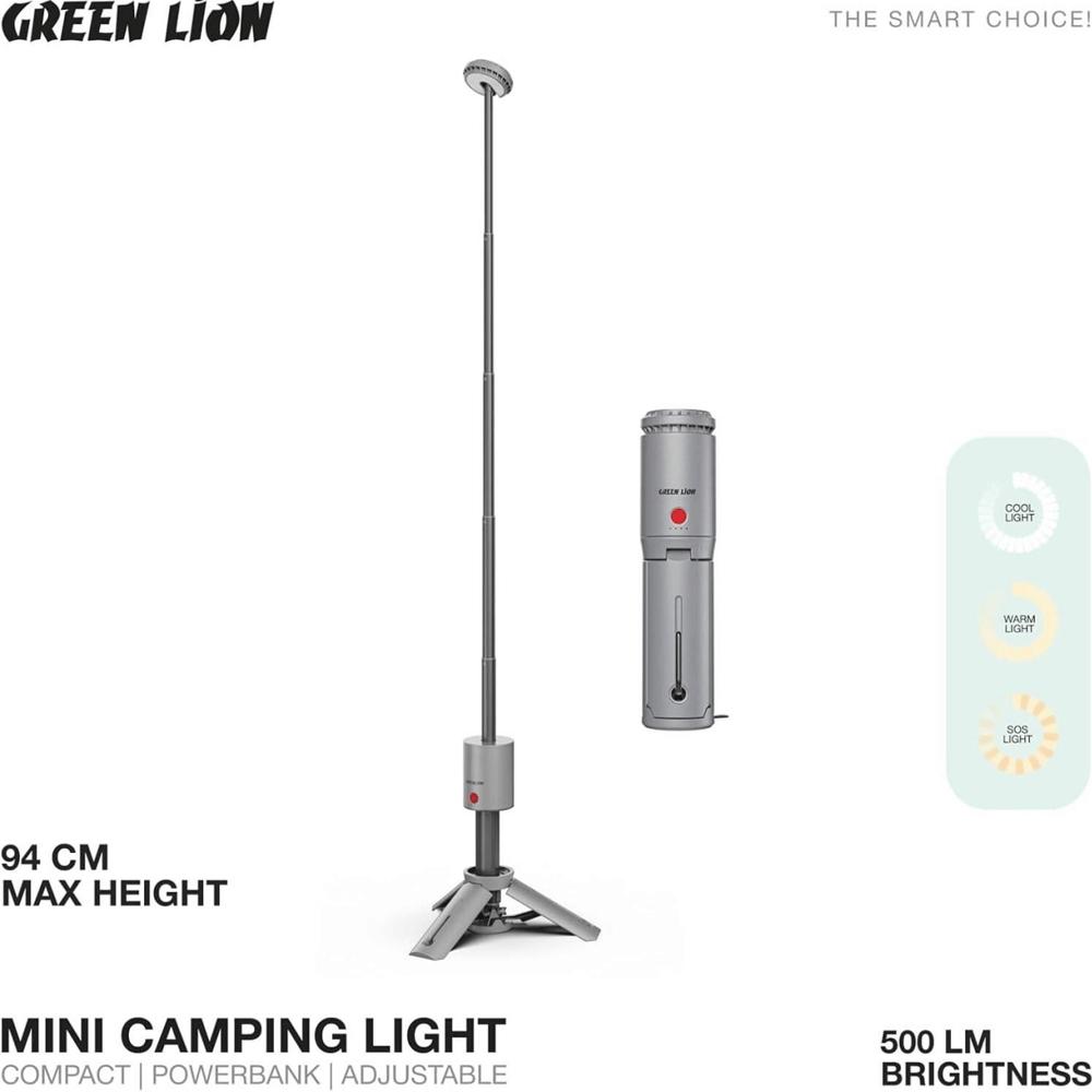 چراغ کمپینگ شارژی و پاوربانک گرین لاین GCL-50