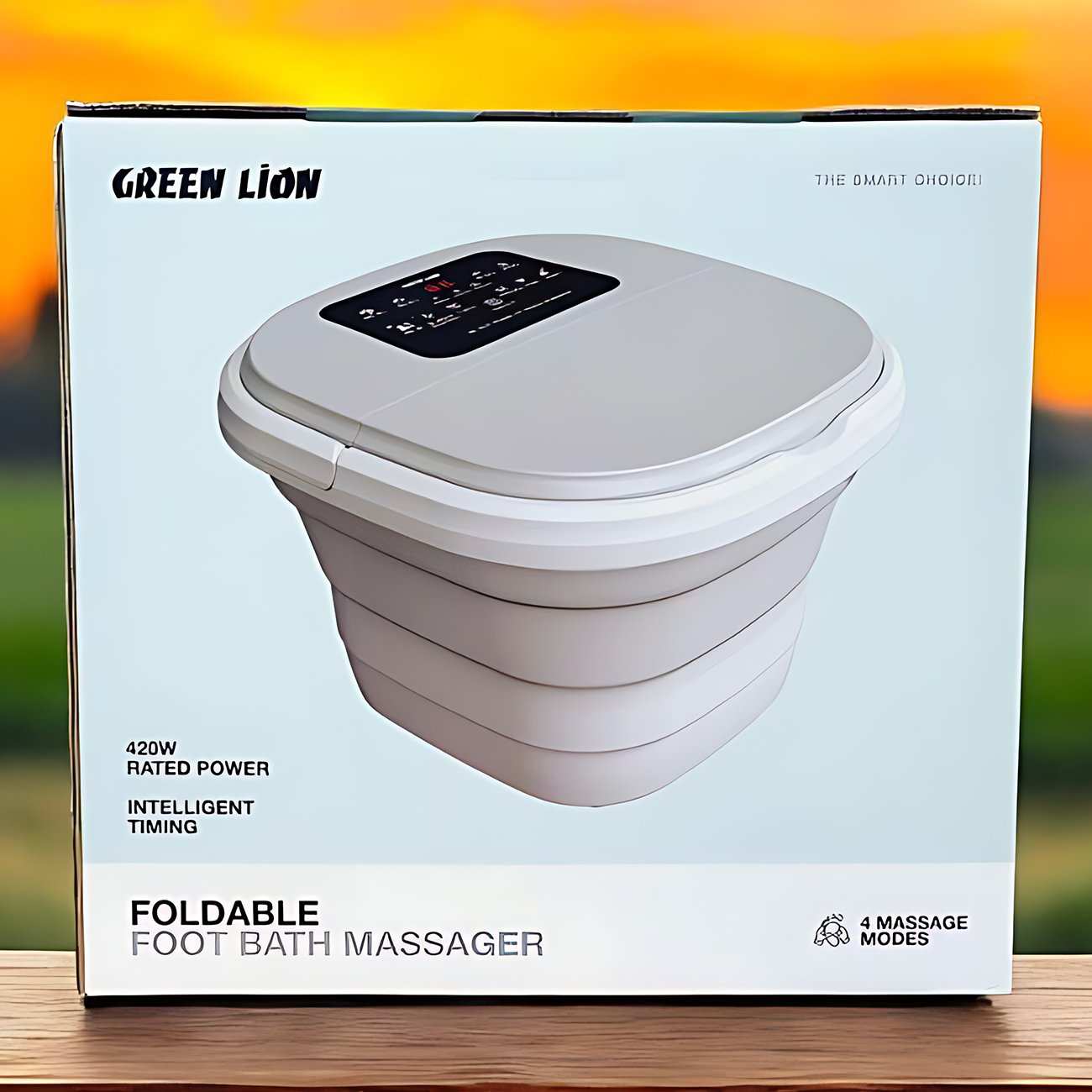 ماساژور و حمام پای تاشو گرین لاین GNFLDFTBTMWH