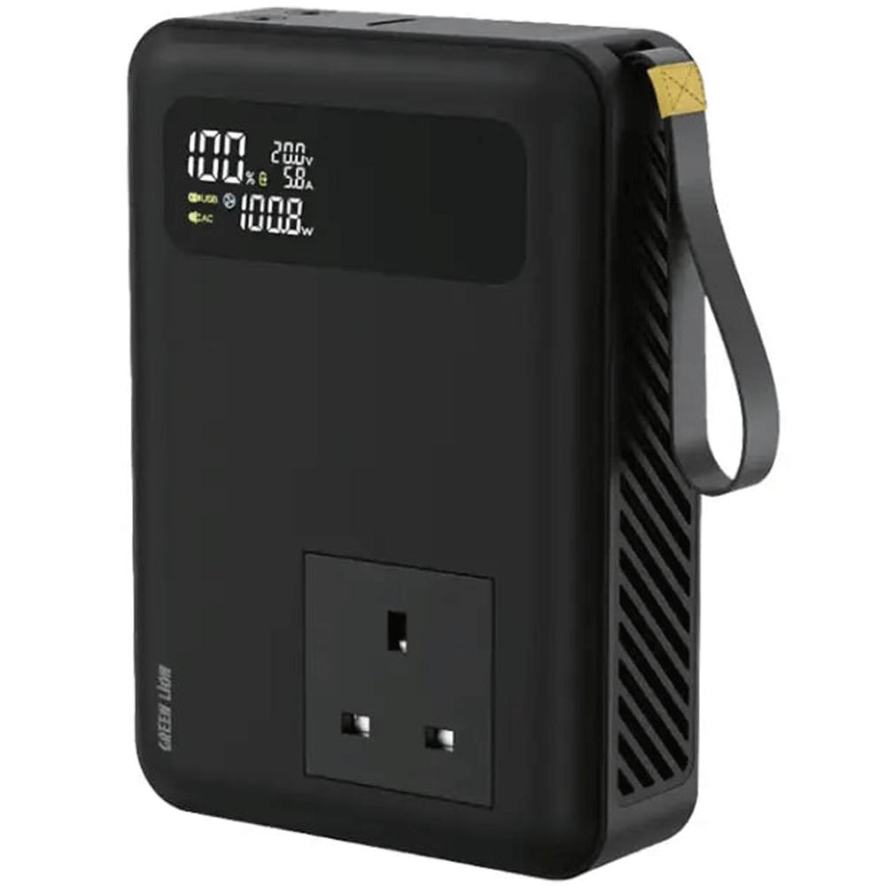 پاوربانک 30000 شارژ سریع 270 وات Type-C و USB گرینلاین GNPVU270W30BK