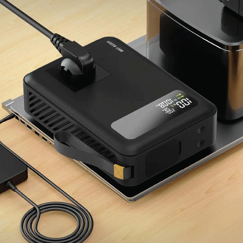 پاوربانک 30000 شارژ سریع 270 وات Type-C و USB گرینلاین GNPVU270W30BK