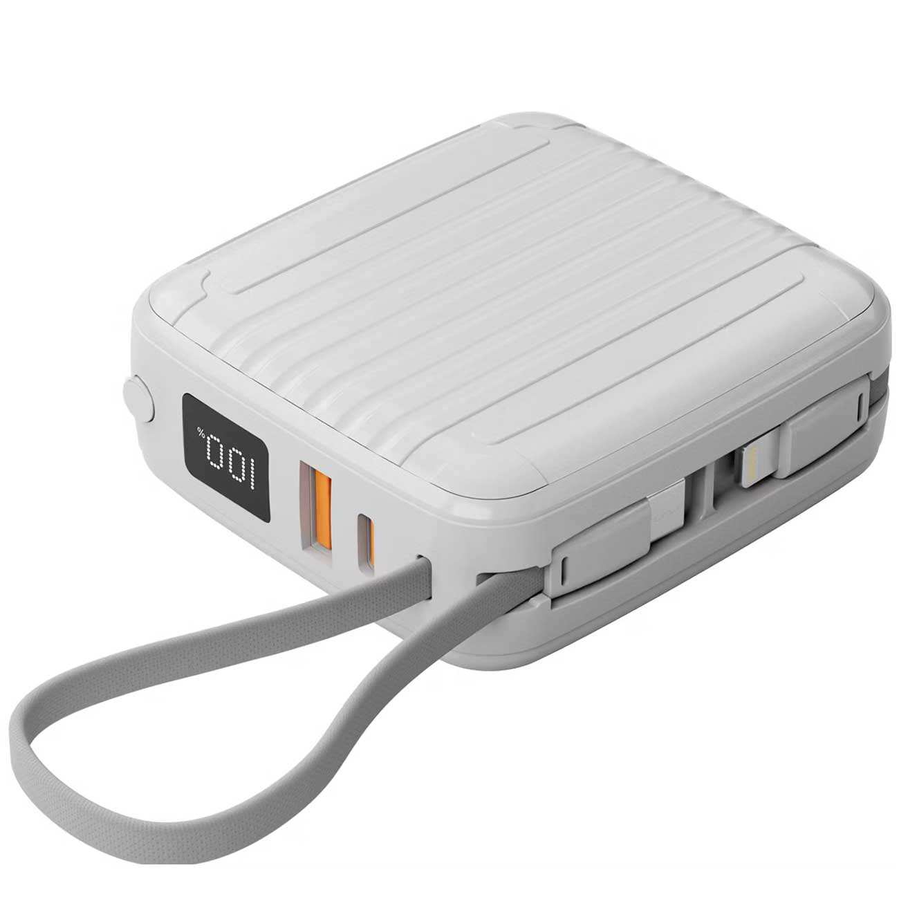 پاوربانک 10000 مگسیف 15 وات، یواسبی، تایپسی و لایتنینگ پورودو PD-PBFCH041-BK