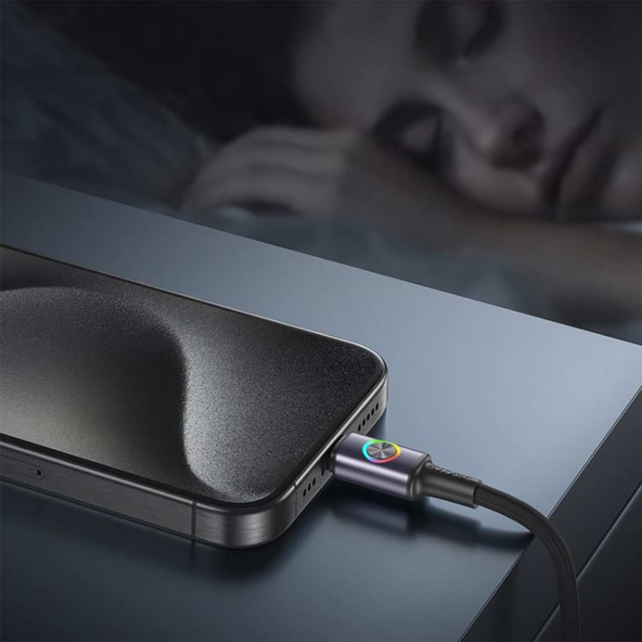 کابل آیفونی فست شارژ Type-C به لایتنینگ 30 وات 1.2 متری یوسامز SJ753