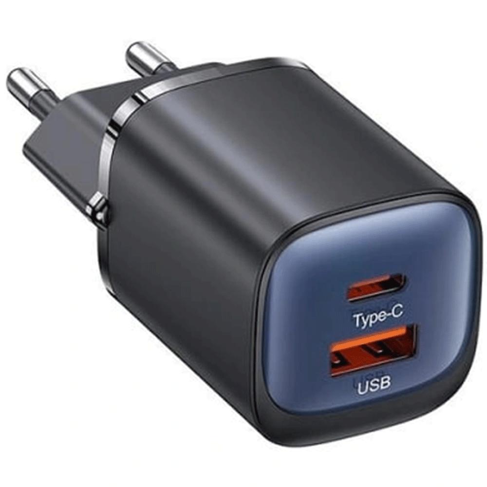 شارژر دیواری تایپ سی و یو اس بی 30 وات یوسامز CC254