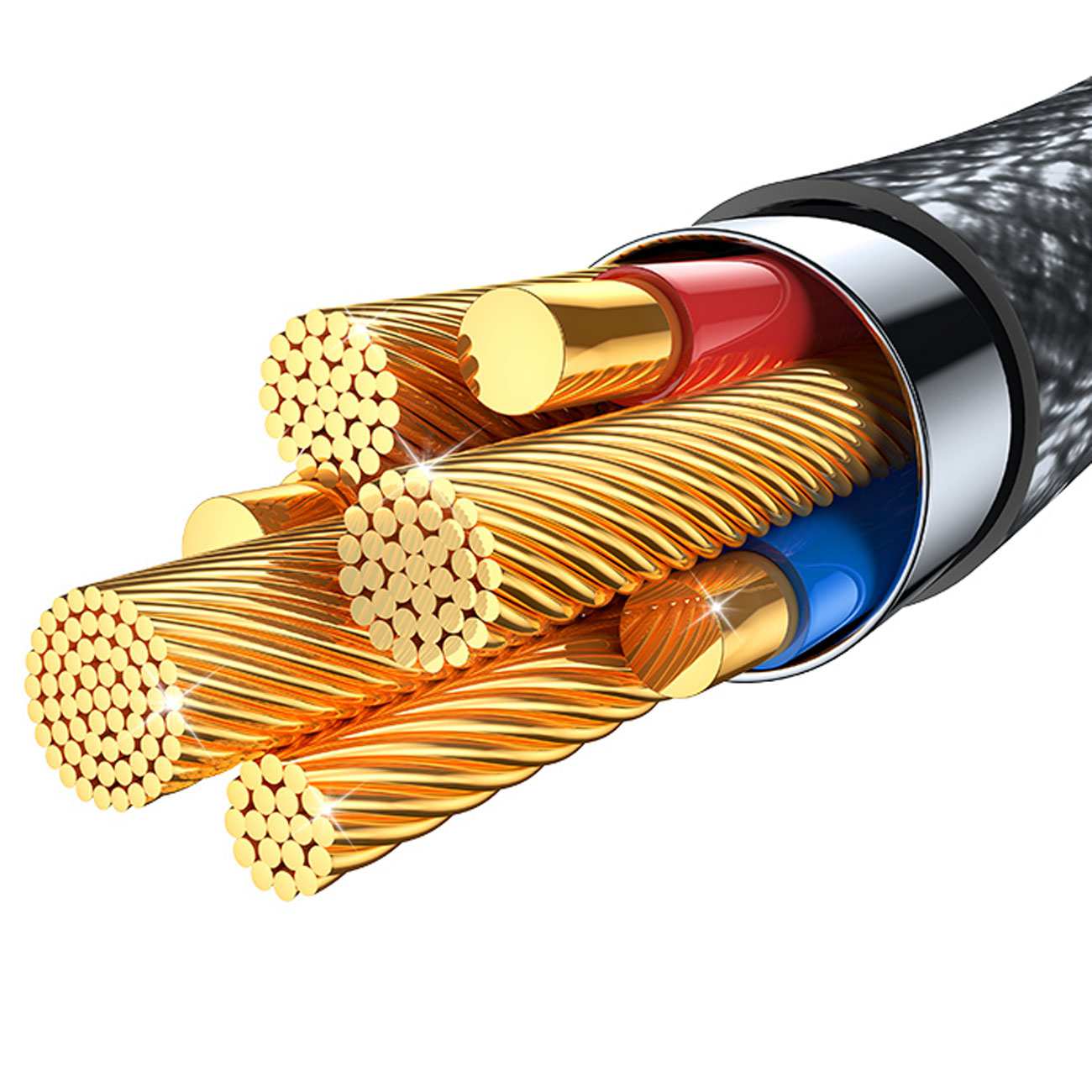 کابل آیفونی فست شارژ تایپ سی به لایتنینگ 30 وات 1.2 متری یوسامز SJ749