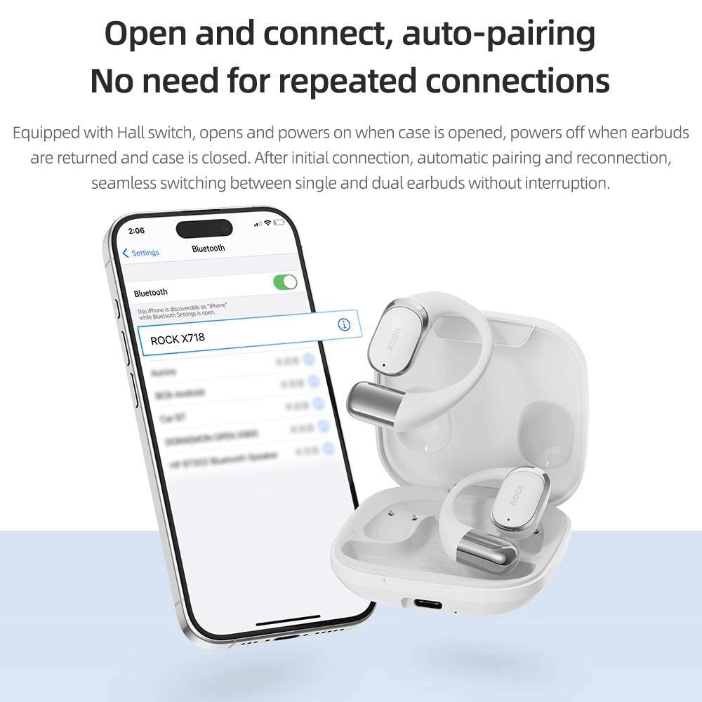 هندزفری بلوتوثی 5.4 راک X718 RAU0783