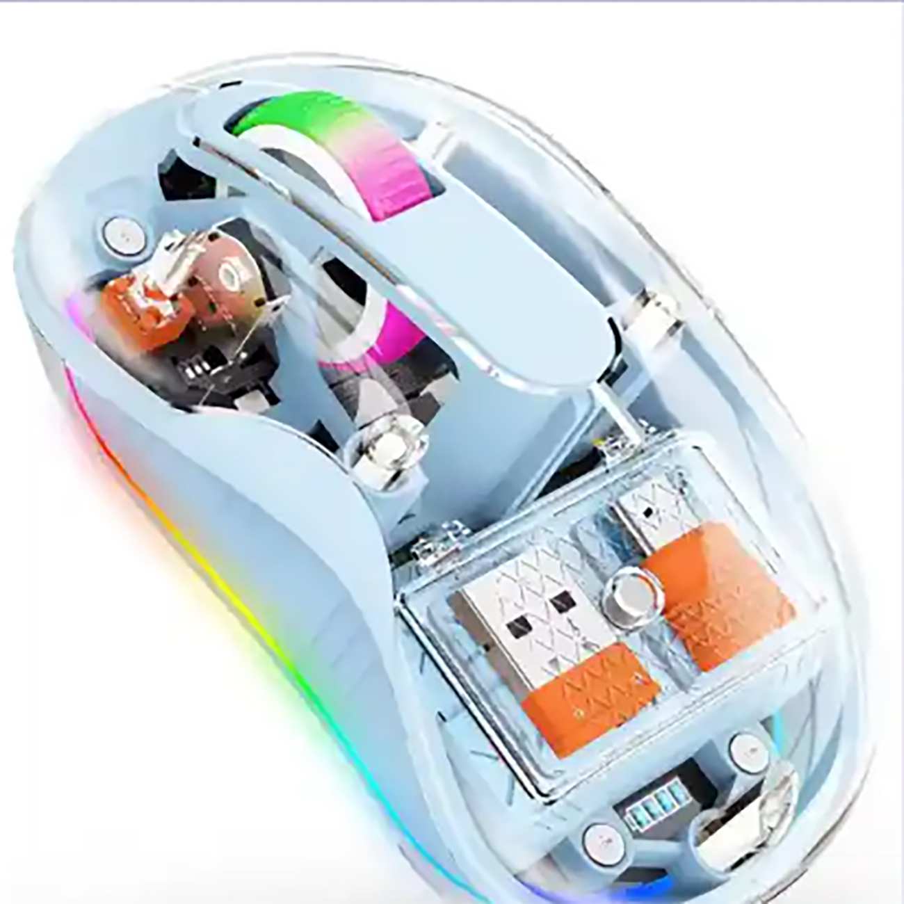 موس بیسیم سایلنت سه حالته طرح شفاف کوتسی OF-005