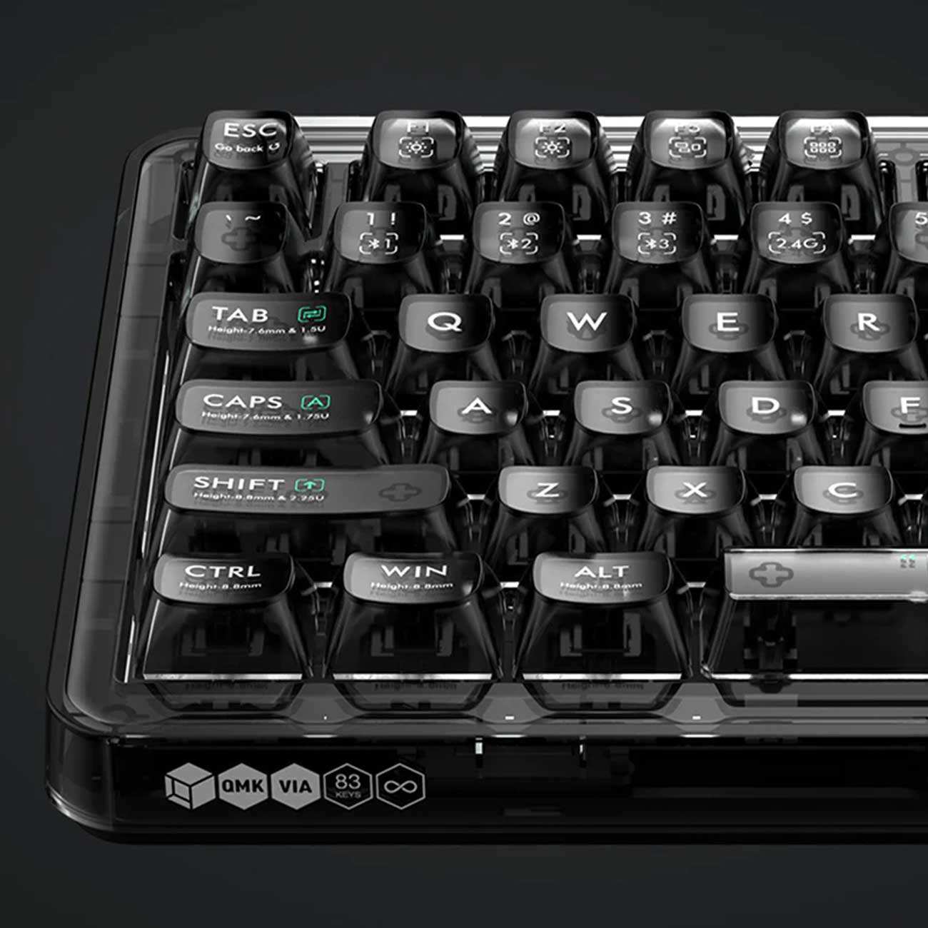 کیبورد گیمینگ مکانیکی بی سیم شارژی شیائومی MIIIW MWMKB04